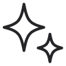 Icon of sparkles
